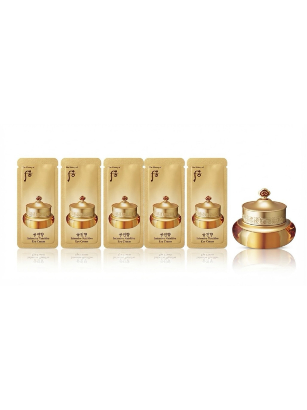 The History of Whoo Intensive Nutritive Eye Cream 1mlx 60 Pcs Qi&Jin Eye Cream
